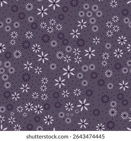 seamless geometrical floral pattern on background