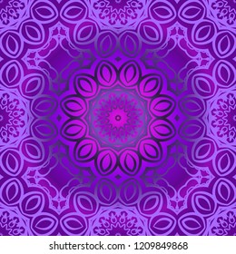 Seamless Geometrical floral texture. Vector illustration. For design, wallpaper, fashion, print
