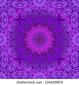 Seamless Geometrical floral texture. Vector illustration. For design, wallpaper, fashion, print