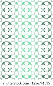 Seamless Geometrical Floral Texture. Vector Illustration. For Design, Wallpaper, Fashion, Print. Gradient color.