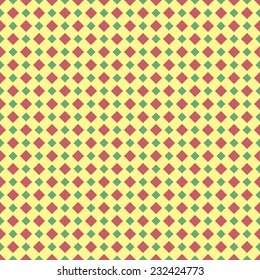 Un patrón de cuadrícula geométrica sin inconvenientes con cuadrados - Todos los colores agrupados, de modo que se pueden cambiar fácilmente - EPS 8