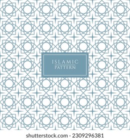 Seamless geometrical Islamic pattern. vector illustration