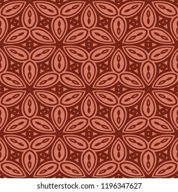 Seamless Geometrical linear texture. Original geometrical puzzle. Backdrop. Vector illustration. For design, wallpaper, fashion, print