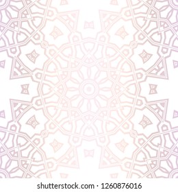 Seamless Geometrical linear texture. Original geometrical puzzle. Backdrop. Vector illustration. For design, wallpaper, fashion, print