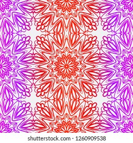 Seamless Geometrical linear texture. Original geometrical puzzle. Backdrop. Vector illustration. For design, wallpaper, fashion, print