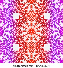 Seamless Geometrical linear texture. Original geometrical puzzle. Backdrop. Vector illustration. For design, wallpaper, fashion, print