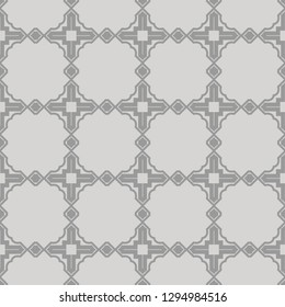 Seamless Geometrical Linear Texture. Original Geometrical Puzzle. Backdrop. Vector Illustration. For Design, Wallpaper, Fashion, Print