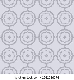 Seamless Geometrical Linear Texture. Original Geometrical Puzzle. Backdrop. Vector Illustration. For Design, Wallpaper, Fashion, Print. gREY COLOR.