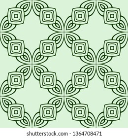 Seamless Geometrical Linear Texture. Original Geometrical Puzzle. Backdrop. Vector Illustration. For Design, Wallpaper, Fashion, Print