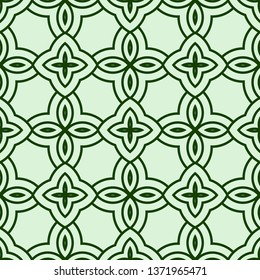 Seamless Geometrical Linear Texture. Original Geometrical Puzzle. Backdrop. Vector Illustration. For Design, Wallpaper, Fashion, Print