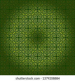 Seamless Geometrical Linear Texture. Original Geometrical Puzzle. Backdrop. Vector Illustration. For Design, Wallpaper, Fashion, Print