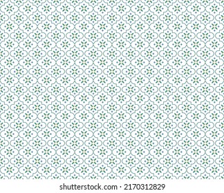 Seamless geometrical paisley damask pattern