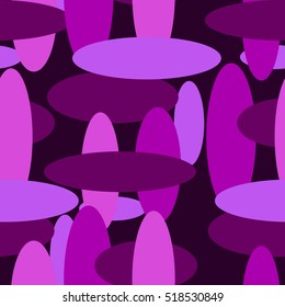 Seamless geometrical pattern with camouflage motif made of ovals for fabric, cloth, textile, uniform