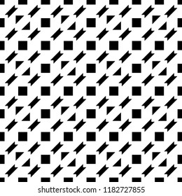The seamless geometrical pattern consisting of rhombuses, a triangle and a cube. The repeating geometrical figures. Vector.