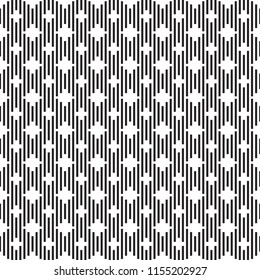 Seamless geometrical pattern. Dotted line. Diagonal. Ethnic ornament. Digital paper, web-design, textile press. Vector illustrations.