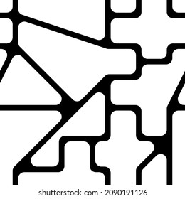 Seamless geometrical pattern with ethnic ornament.
