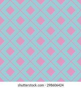 Seamless geometrical pattern with rhombuses. Vector illustration.