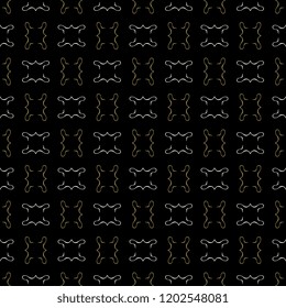 Seamless geometrical pattern with simple Art Nouveau motifs.