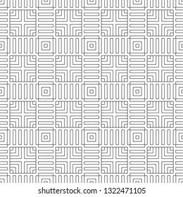 Seamless geometrical pattern. A simple modern fashionable background from the repeating rectangles and cubes for design of a card, the poster, a flyer, a cover. Vector illustration.