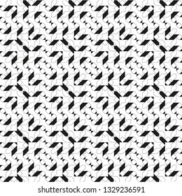 Seamless geometrical pattern. A simple modern fashionable background for design of a card, the poster, a flyer, a cover. Vector illustration.