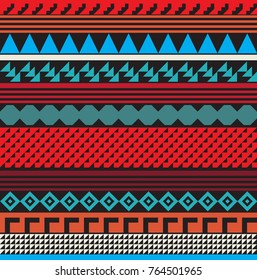 Seamless geometrical pattern, vector design, endless abstract background