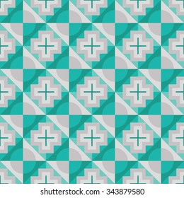 Seamless geometrical pattern. Vector illustration.