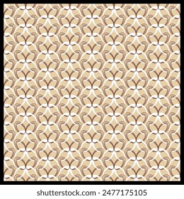 Seamless geometrical pattern for wall art and backdrop ornament.