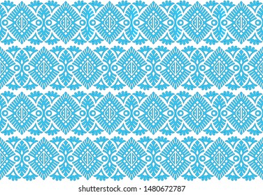 Seamless geometrical pattern with white background