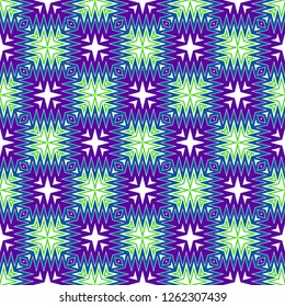 Seamless geometrical patterns. Textures. Vector ornament. Gradient color.
