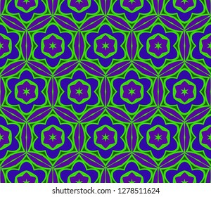 Seamless geometrical patterns. Textures. Vector ornament. Gradient color.
