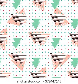 Seamless geometrical patterns  in vector Creative mosaic fashion wallpaper for design .Background with abstract Hipster Chevron elements 