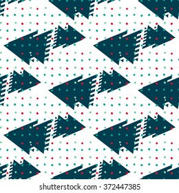 Seamless geometrical patterns  in vector Creative mosaic fashion wallpaper for design .Background with abstract Hipster Chevron elements 