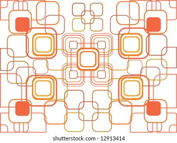 Seamless geometrical retro pattern