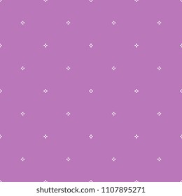 Seamless geometrical simple pattern with small polka dot rhombuses.