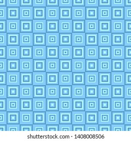 Seamless geometrical square pattern background - vector illustration
