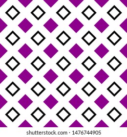 Seamless geometrical square pattern background design - color vector graphic