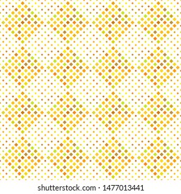 Seamless geometrical square pattern background design - abstract golden vector graphic
