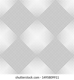 Seamless geometrical square pattern background - monochrome vector design from squares
