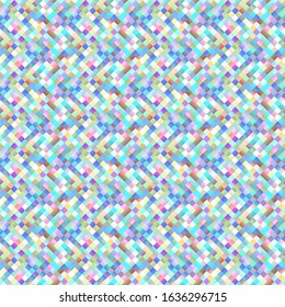 Seamless geometrical square pattern background - abstract colorful vector illustration