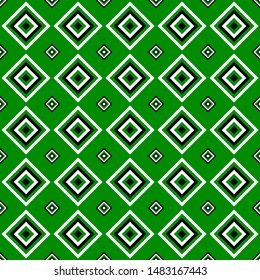 Seamless geometrical square pattern design background - colored vector graphic