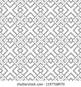 Seamless geometrical template. A color figured ornament from the repeating figures. Digital paper, web-design, textile press, background. Vector artwork.