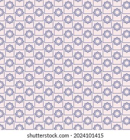 Seamless geometrical textile pattern design