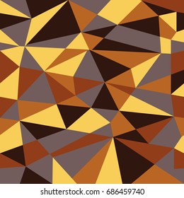 Seamless Geometrical Vector Pattern for Textile Design. Modern Mix of Triangles, Stripes and another Shapes in trend colors.
