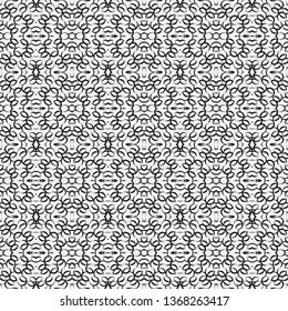 Seamless geometrical vector template. Abstract  linear drawing. Graphic design of a lattice.  For a cover of cards, wall-paper, fabrics. Vector illustration.