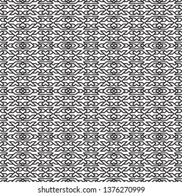 Seamless geometrical vector template. Abstract  linear drawing. Graphic design of a lattice.  For a cover of cards, wall-paper, fabrics. Vector illustration.
