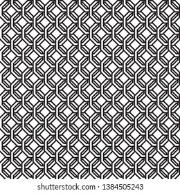 Seamless geometrical vector template. The abstract drawing about rhombuses, lines, a corner, diamond. Graphic design of a lattice. For a cover of cards, wall-paper, fabrics. Vector illustration