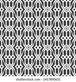 Seamless geometrical vector template. Abstract linear drawing. Graphic design of a lattice. For a cover of cards, wall-paper, fabrics. Vector illustration.