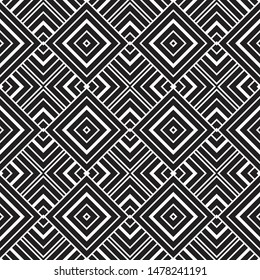 Seamless geometrical vector template. Abstract  linear drawing. Graphic design of a lattice.  For a cover of cards, wall-paper, fabrics. Vector illustration.