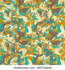 Seamless geometry abstract pattern with wave shapes