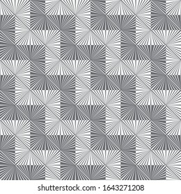 Seamless geometry models in art deco style. Original stylish pattern. Abstract vector background. Graphic design lattice.